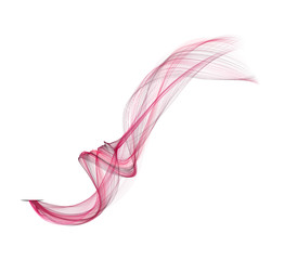 Abstract colored wave lines VECTOR.