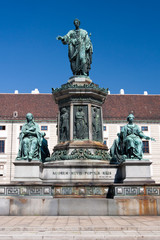 Obraz premium Architectural detail in Hofburg, Vienna.