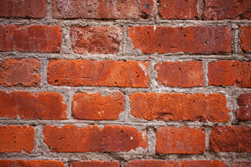 red brick wall