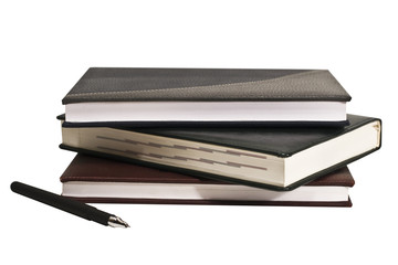 Notebook isolated on a white background