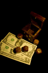 dice and money