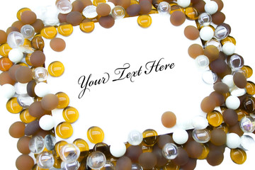 Card in a  framework