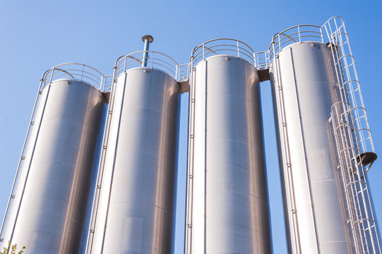 Chemical plant, containers