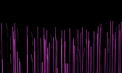 purple fibres on black background