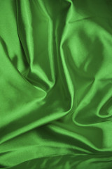 texture of a green silk