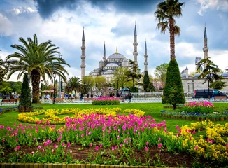 Keuken spatwand met foto Istanbul the capital of Turkey, eastern tourist city. © seqoya