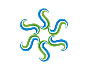 Obraz premium Water Leaf Floral