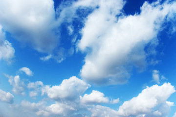 blue sky with clouds