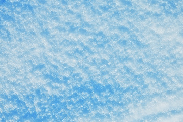 texture of the blue snow