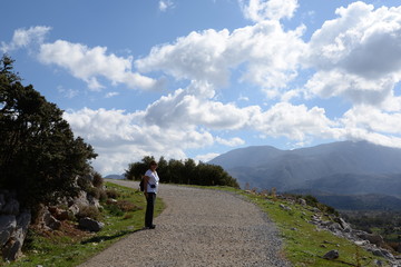 Fototapeta premium WAndern auf Kreta