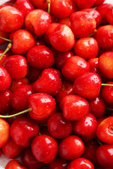 Sweet ripe cherry background