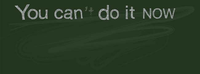 You can do it now banner