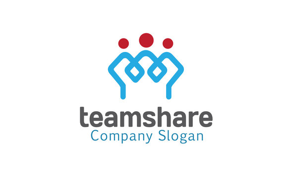 Team Share Logo template