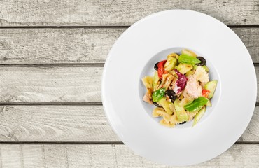 Dish, pasta, tortelloni.