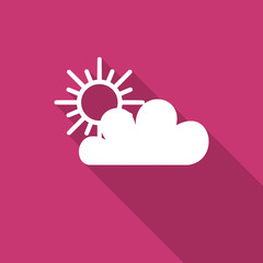 cloud flat design modern icon