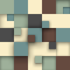 Vector Illustration of Abstract Squares.