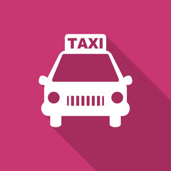 taxi flat design modern icon