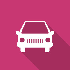 car flat design modern icon