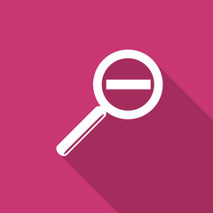 lens flat design modern icon