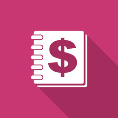 money flat design modern icon