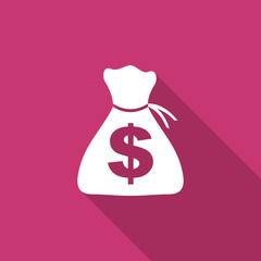 money flat design modern icon