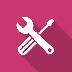 tools flat design modern icon