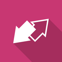 exchange flat design modern icon