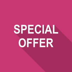 special offer flat design modern icon
