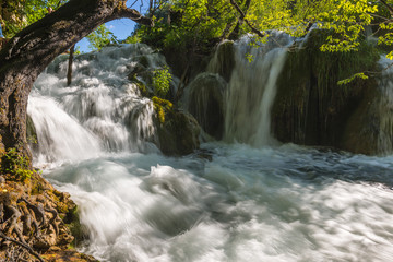 Cascading waterfalls on the river Korana 2