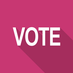 vote flat design modern icon