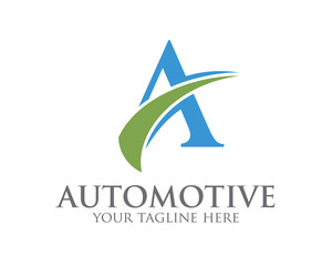 Business corporate letter A logo design template. Simple and cle