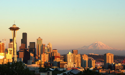 Fototapeta premium Seattle Sunset
