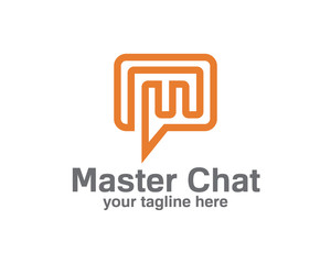 Business corporate letter M logo design template. Simple and cle