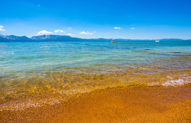 Beautiful Lake Tahoe, California.