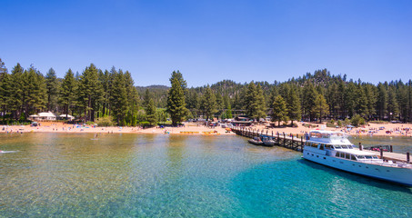 Fototapeta na wymiar Beautiful Lake Tahoe, California.