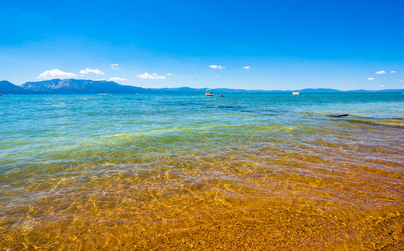 Beautiful Lake Tahoe, California.