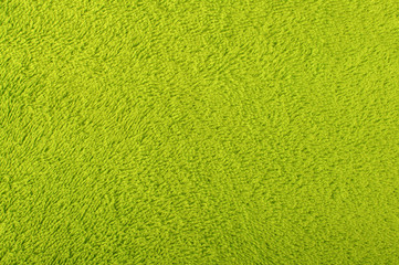 Green terry towel surface pattern