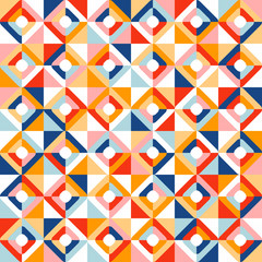 Fototapeta na wymiar Abstract seamless geometric pattern vector illustration