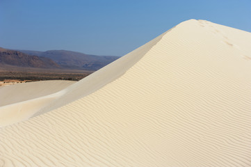 Fototapeta na wymiar Sand dune of Stero in Socotra island, Yemen.