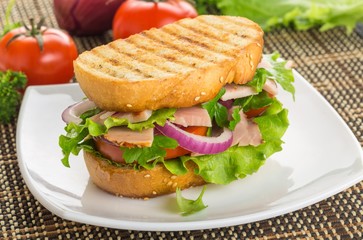 Panini, Toasted Sandwich, Sandwich.