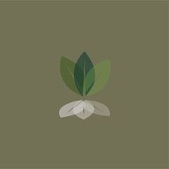 leaf icon vector