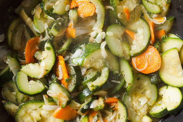 Ragout of vegetables ready to eat