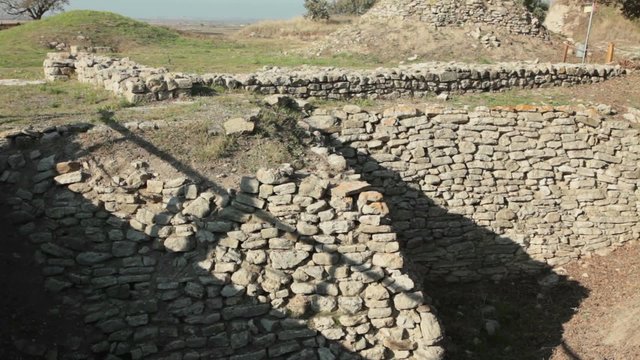 Troy (Troia - Truva) archaeological site in Turkey