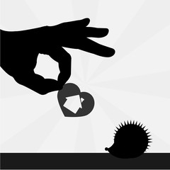 protect your pet over color background