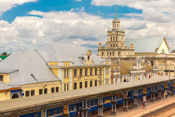 Fototapeta premium The railway station Brest