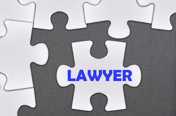 jigsaw puzzle written word lawyer