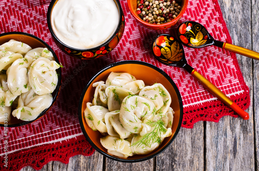 Wall mural Dumplings