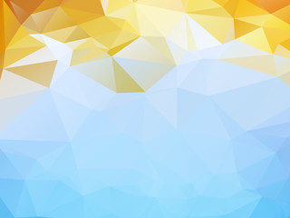 Blue Triangular Triangle Background