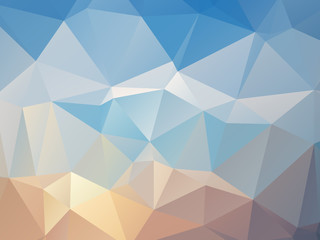 Blue Triangular Triangle Background
