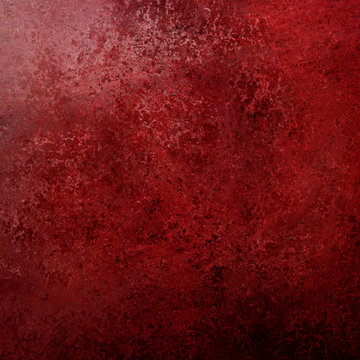 vintage red background texture with black grunge